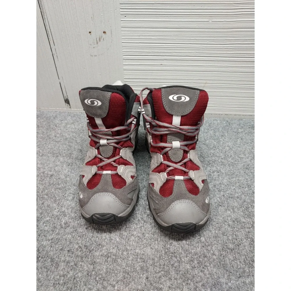 Salomon Women Athletic Sneakers 7.5 Multicolor Lace Up Round Toe Comfort Active